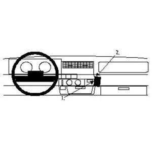 Image de Brodit ProClip für Renault Express, ab Baujahr 1991