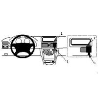 Image de Brodit ProClip für Toyota Corolla, ab Baujahr 1998 1999