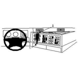 Image de Brodit ProClip für Mercedes Actros, ab Baujahr 1997