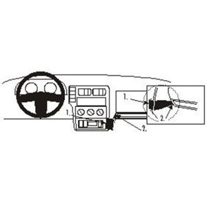 Image de Brodit ProClip für VW Polo, ab Baujahr 1998 bis 1999