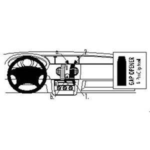 Image de Brodit ProClip für Renault Kangoo, ab Baujahr 1998 bis 2002