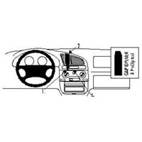 Resim Brodit ProClip für Daewoo Lanos, ab Baujahr 1997