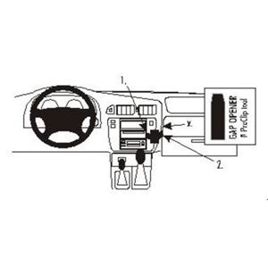 Image de Brodit ProClip für Nissan Patrol GR Y61, ab Baujahr 1998