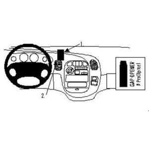 Resim Brodit ProClip für Hyundai H1, ab Baujahr 1998 bis 2008