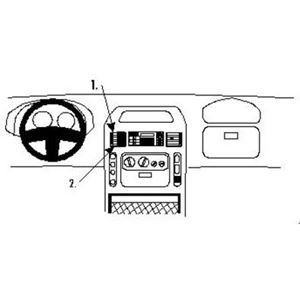 Image de Brodit ProClip für Renault Taxi Rider, ab Baujahr 1999