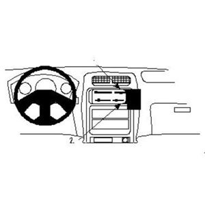 Resim Brodit ProClip für Daihatsu - Terios, ab Baujahr 1998 bis 2001