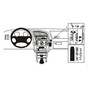 Image de Brodit ProClip für Peugeot 306, ab Baujahr 1993