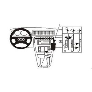 Resim Brodit ProClip für Audi RS4, ab Baujahr 1995 bis 1999