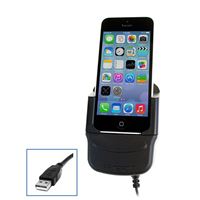 Resim CMIC-15 CarComm Pass-Through Cradle, aktive Halterung mit USB-Anschluss für  Apple iPhone 5 / iPhone 5C / iPhone 5S