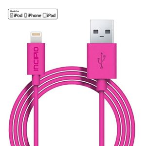 Imagen de PW-186, Incipio Datenkabel Lightning auf USB für  Apple iPad 4 / iPad Air / iPad Air 2 / iPad Mini / iPad Mini 2 Retina / iPad Mini 3, PINK