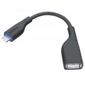 Изображение CA-157 BULK USB on-the-go (OTG / HOST) Adapter für  Nokia C3 / C6-01 / C7-00 / E7-00 / N8 / X3 Touch and Type