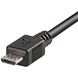 Изображение Datenkabel MICRO-USB  für LG V900 Optimus Pad , BLACK , ca. 1 Meter