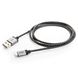Изображение Datenkabel MICRO-USB  für LG V900 Optimus Pad , METALLIC, ca. 1 Meter, mit Textilummantelung