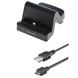 Resim Dockingstation STYLE Micro-USB Flexible BLACK für  Microsoft Lumia 435 / Lumia 532 Dual Sim / Lumia 535 / Lumia 535 Dual Sim / Lumia 640 Dual Sim / Lumia 640 XL
