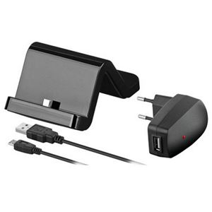Resim Dockingstation STYLE Micro-USB Flexible BLACK Glänzend für  Motorola Atrix 4G / Milestone 2