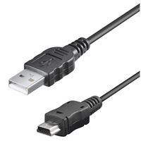 Изображение Datenkabel MINI-USB  für HTC Shift , BLACK , ca. 1 Meter