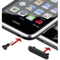 Εικόνα της Staub Schutz-Set BLACK für für  Apple iPad / iPad 2 / iPad 3 / iPad 4, Headset + Dock Schutz mit Sim Karten Nadel
