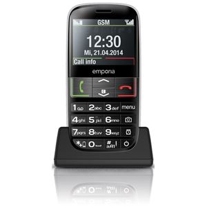 Resim emporiaEUPHORIA (V50) - Farbe: black (Großtastentelefon)