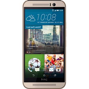 Εικόνα της HTC One M9 - Farbe: gold on silver - (Bluetooth v4.1, 21MP Kamera, WLAN, GPS, Android OS 5.0.x (Lollipop), 2GHz Quad-Core CPU + 1,5GHz Quad-Core CPU, 12,7cm (5 Zoll) Touchscreen) - Smartphone