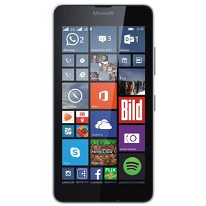 Picture of Microsoft Lumia 640 Dual-Sim - White - (Bluetooth 4.0, WLAN, 8MP Kamera, 8GB int. Speicher, GPS, 1,2 GHz Quad-Core CPU, microSD, Windows Phone 8.1, 12,7cm (5 Zoll) Touchscreen) Smartphone