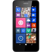 Obrazek Nokia Lumia 630 Black (Bluetooth WLAN 5MP Kamera 8GB int. Speicher GPS microSD Windows Phone 8.1 11,43cm (4,5 Zoll) Touchscreen) Smartphone freies Gerät (kein Vertrag/kein Simlock/ohne Branding)