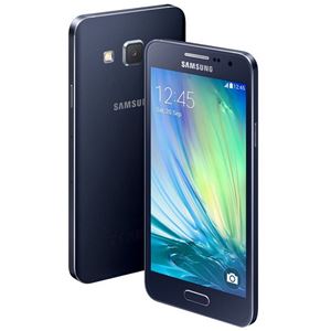 Изображение Samsung A300F Galaxy A3 midnight black - (Bluetooth 4.0, 8MP Kamera, microSD Kartenslot , 4,52 Zoll (11,48 cm), Android 4.4)