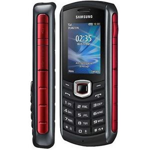 Resim Samsung B2710 -black / red - (Bluetooth, 2MP Kamera, A-GPS, microSD Kartenslot, IP67 zertifiziert - Staub- und Wasserdicht) - Outdoor Handy