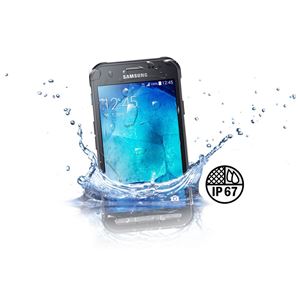 Image de Samsung G388F Galaxy XCover 3 - Farbe: dark-silver - (Bluetooth 4.0, 5MP Kamera, WLAN, A-GPS, Android OS 4.4, 1,2 GHz Quad-Core CPU, 1,5GB RAM, 8GB int. Speicher, 11,43cm (4,5 Zoll) Touchscreen)
