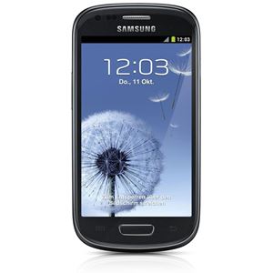 Image de Samsung i8200N Galaxy S3 Mini Value Edition -sapphiere black - (Bluetooth, 5MP Kamera, WLAN, A-GPS, microSD Kartenslot, Android OS, 1,2GHz Dual-Core CPU, 8GB int. Speicher, 10,16cm (4 Zoll) Touchscreen) - Smartphone