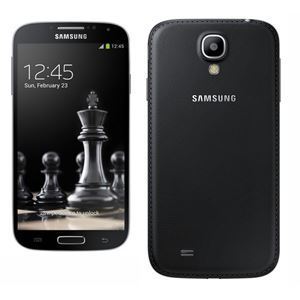 Εικόνα της Samsung i9195 Galaxy S4 Mini - Farbe: black edition, deep black - (Bluetooth, 8MP Kamera, WLAN, A-GPS, microSD Kartenslot, Android OS 4.2.2, 1,7GHz Quad-Core CPU, 1,5GB RAM, 8GB int. Speicher, 10,92cm (4,3 Zoll) Touchscreen)