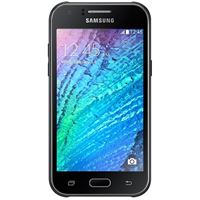 Resim Samsung SM-J100 Galaxy J1 - black - (Bluetooth v4.0, 5MP Kamera, WLAN, A-GPS, microSD Kartenslot (bis 128GB), Android OS 4.4.4, 1,2GHz Dual-Core CPU, 512 MB RAM, 4GB int. Speicher, 10,92cm (4,3 Zoll) Touchscreen)