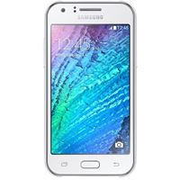 Изображение Samsung SM-J100 Galaxy J1 - white - (Bluetooth v4.0, 5MP Kamera, WLAN, A-GPS, microSD Kartenslot (bis 128GB), Android OS 4.4.4, 1,2GHz Dual-Core CPU, 512 MB RAM, 4GB int. Speicher, 10,92cm (4,3 Zoll) Touchscreen)