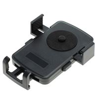 Resim Haicom HI-409, Universal Passivhalter für Smartphones / höhenverstellbar von 97-114 mm / breitenverstellbar von 52-80 mm / mit Button zum Schließen der Seitenbacken