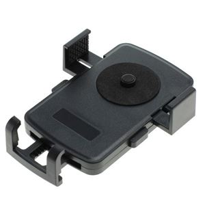 Resim Haicom HI-409, Universal Passivhalter für Smartphones / höhenverstellbar von 97-114 mm / breitenverstellbar von 52-80 mm / mit Button zum Schließen der Seitenbacken