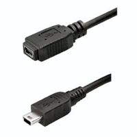 Imagen de MINI-USB Verlängerungskabel ca. 1 m - Stecker MINI B auf Buchse MINI B