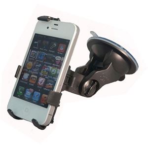 Resim Haicom KFZ-Set Saughalterung mit Halteschale für  Apple iPhone 4 / iPhone 4S / iPhone 5 / iPhone 5S