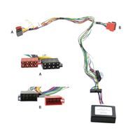 Bild von Audio2Car - Adapter für ISO-Anschlüsse, speziell für 24Volt Fahrzeuge (LKW DAF / Iveco / MAN / Mercedes / SCANIA), komplett mit 2-Kanal Spannungswandler von 24V auf 12V (für Dauerplus + Zündplus)