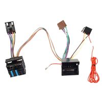 Изображение ISO2CAR - ADAPTER für VW / Audi / Seat / Skoda von ca. 2003 bis ca. 2010 (Quadlock / 40-pin Fächerstecker vom Original-Stecker umgesteckt! / AC000040AA / PC000018AA)