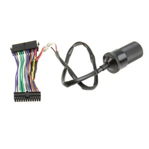 Изображение AUDIO2CAR - Durchgeschleifter Adapter (Stecker<>Buchse) mit Zigarettenanschlussbuchse, z.B. zur Versorgung von KRAM Fix2Car / Brodit Halter / bzw. allen Haltern mit Zigarettenanschlussstecker