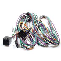 Изображение ISO2CAR - Verlängerungskabel - 2,5 Meter Strom und Lautsprecher (Standard DIN-ISO-Belegung)