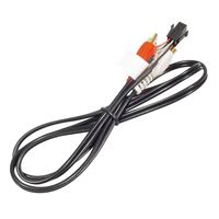 Изображение AUX IN Adapter für Fahrzeuge mit Cinch Buchse - Adapter von Microfit 4pin Female auf 2 x Cinch RCA (Male)