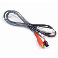 Изображение AUX IN Adapter für Fahrzeuge mit Cinch Stecker - Adapter von Microfit 4pin Female auf 2 x Cinch RCA (Female)
