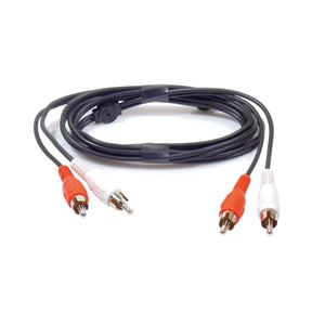 Resim Verbindungskabel 2x Cinch Stecker auf 2x Cinch Stecker - Male / Male - Länge: 1,5 Meter / Belegung: Stereo