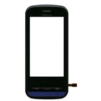 Bild von Displayscheibe mit A-Cover und Touchscreen BLACK für  Nokia C6