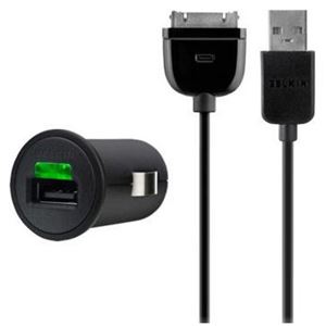 Изображение KFZ-Ladekabel (Schnellladegerät mit 2,1A ) 12V für  Apple iPad / iPad 2 / iPad 3, - F8Z689cw