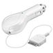 Immagine di KFZ-Ladekabel -AUFROLLBAR- WHITE, 12V/24V, für  Apple iPhone / iPhone 3G / iPhone 3G S / iPhone 4 / iPhone 4S / iPod Touch 4