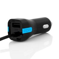 Immagine di KFZ-Ladekabel 12V für  Apple iPad 4 / iPad Air / iPad Air 2 / iPad Mini / iPad Mini 2 Retina / iPad Mini 3, Incipio High Speed Dual, mit Lightning- und USB-Anschluss