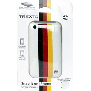 Εικόνα της Trexta Schutz-Gehäuse Stripes Serie -DEUTSCHLAND- für  Apple iPhone 3G / iPhone 3G S