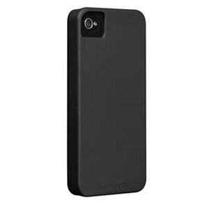 Afbeelding van case-mate Barely There Cover BLACK (Rubber) für  Apple iPhone 4 / iPhone 4S