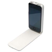 Bild von Dolce Vita Flipstyle WHITE, Ledertasche für  Apple iPhone 4 / iPhone 4S